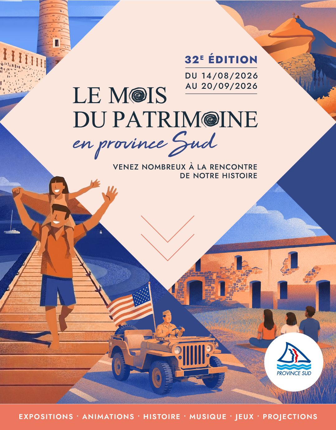 Déclis-Mois du Patrimoine 2026-Province Sud_Post FB-IG